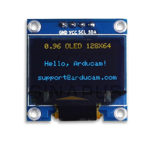 0.96 Inch Self-Luminous OLED Display 128x64 I2C SSD1306 Module for <strong>Arduino</strong>/Raspberry Pi <strong>Projects</strong> Yellow Blue Color