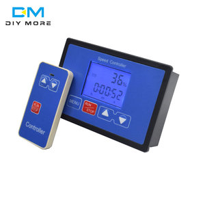 <strong>PWM</strong> <strong>Speed</strong> <strong>Controller</strong> <strong>DC</strong> 6.5V-55V <strong>30A</strong> LCD Intelligent Digital Display 0~100% Tachometer Adjustable Wireless Remote Control <strong>Motor</strong> - Product Image 1