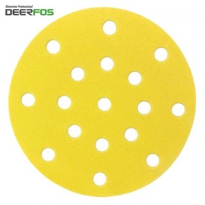 Deerfos ดิสก์ทรายขัด CA331,ดิสก์ทรายแบบห่วงและตะขอ6นิ้วสำหรับขัด - Product Image 3