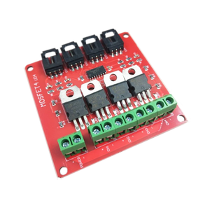 Módulo de potencia de aislamiento Bloque electrónico Interruptor de 4 canales Módulo de interruptor Mosfet IRF540 - Product Image 1