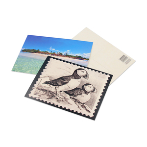 Personalizar código de cristal impresión a todo color papel de arte diseño personalizado tarjetas postales de negocios tarjetas de agradecimiento - Product Image 2