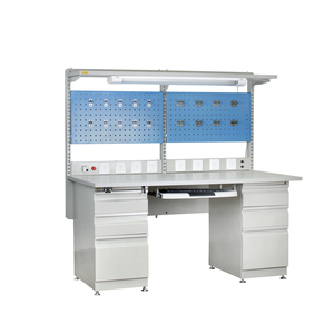 Soporte de arreglo personalizado, mesa de trabajo antiestática ESD ajustable para ordenador, reparación de teléfono móvil, laboratorio Industrial - Product Image 6