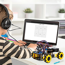 Acearduino ESP32 akıllı programlama kök oyuncak Robot 4WD araba robotik eğitim başlangıç kiti Arduino IDE için