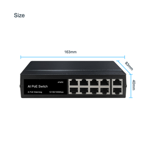 GENATA 10-Port 8+2 Gigabit PoE Switch | CCTV &amp; Electronic <strong>Security</strong> | Watchdog-Enabled | <strong>Network</strong> <strong>Solution</strong> - Product Image 1