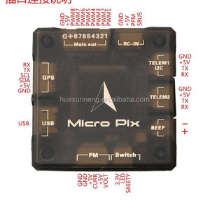Pixhawk 2.4.6 Micro Pix 32bit Processore PX4 Controllore di Volo per FPV Multicopter Quadcopter