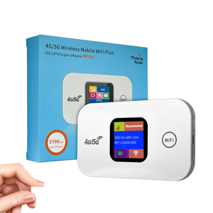 A8แบบพกพา4G LTE โมเด็มหน้าจอสีที่สะดวกใส่ซิมการ์ดได้สูงสุด150Mbps อัตราการส่งข้อมูล LAN CPE Type 2.4G Wi-Fi กลางแจ้ง