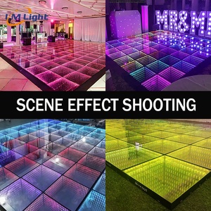 LM Factory IP 55 ABS gehärtetes Glas Magnetische 3D-LED-Tanzfläche Hochzeits feier Bühnen lichter mit Dmx 512 Steuerung für DJ Disco - Product Image 5