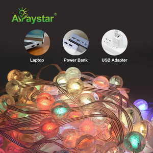 Smart APP Control 5V USB LED <strong>String</strong> <strong>Light</strong> Christmas Dream Color Music Sync Crystal Bubble Ball LED <strong>Light</strong> <strong>String</strong> for Holiday - Product Image 1