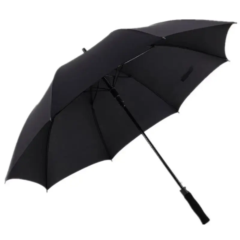 Otomatik açık ekstra büyük çift gölgelik bacalı rüzgar geçirmez Golf şemsiyesi Logo baskılı kozmetik kapları