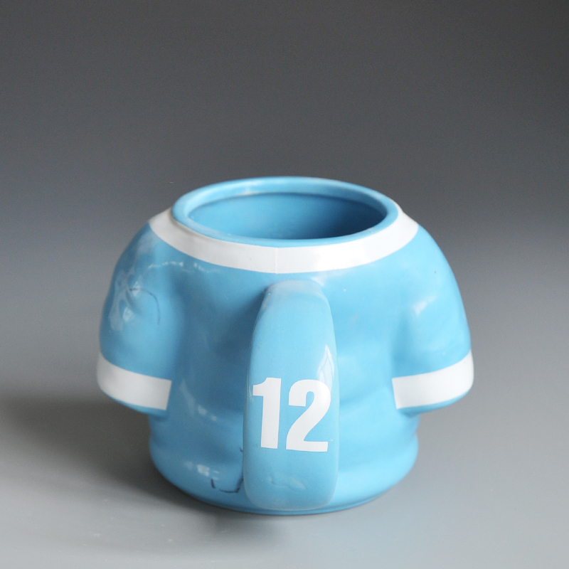 Seaygift Novelty Basketball Jersey Design 450ml Ceramic <strong>Cup</strong> for Team Gifts or Present with Lid | Mugs for Water - Product Image 3