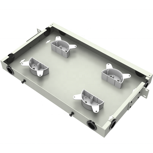Venta directa de fábrica de alta calidad personalizable 28 Cable entrada enchufe combinación fibra Patch Panel diseño fijo empalme tipo Rack - Product Image 3