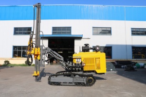 Ornate DIESEL <span class=keywords><strong>Crawler</strong></span> ROTARY <span class=keywords><strong>Drilling</strong></span> <span class=keywords><strong>Rig</strong></span> 90-100 mét đường kính tối đa 20m chiều sâu cho khai thác vàng & Quarry Blast lỗ khoan - Product Image 4