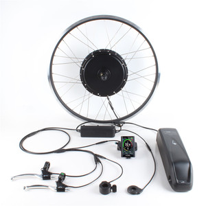 26 "ön/arka tekerlekler lityum pil içeren 1000 büküm gaz ile güçlü 48V LCD ekran W elektrikli bisiklet dönüşüm kiti - Product Image 1