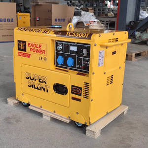 Taşınabilir 7 kVA 5.0kW süper sessiz dizel jeneratör elektrik anahtar başlangıç üç fazlı marka dizel motor makine hız regülatörü - Product Image 1