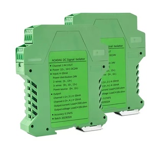 Aislador de señal CC con una entrada y dos salidas, divisor de voltaje y corriente de 4-20mA a 0-10V5, módulo analógico - Product Image 6