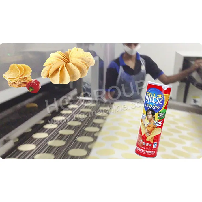 Machine de fabrication de chips de pommes de terre abordable et efficace pour les petites entreprises Ligne entière pour le traitement des chips de pommes de terre