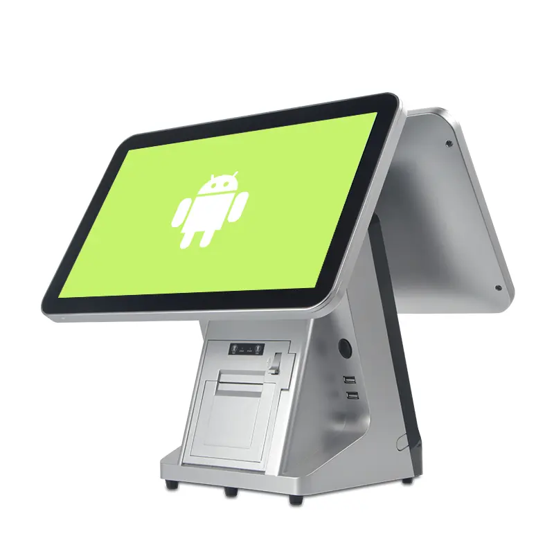 All In One OEM Android แท็บเล็ต Pos Fiscal ลงทะเบียนเงินสดขั้ว Pos การชำระเงิน Cash On Delivery