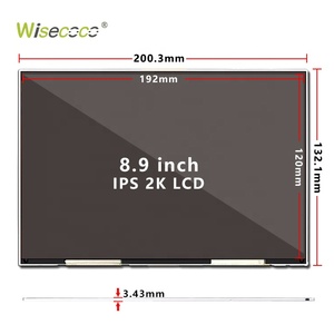 8.9英寸薄膜晶体管液晶2560x1600液晶面板500尼特显示屏Ips 2k型控制器板多合一触摸屏 - Product Image 2