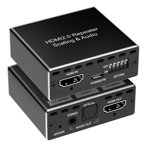 1x1 4K hdmi2.0 Repetidor Extractor de audio 8 bit HDR Scaler salida SPDIF Salida de audio optocal - Product Image 1