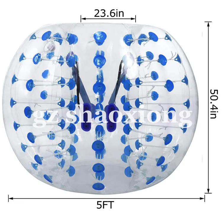 Balles de pare-chocs gonflables de football de bulle de corps de PC de TPU humain adulte d'enfants