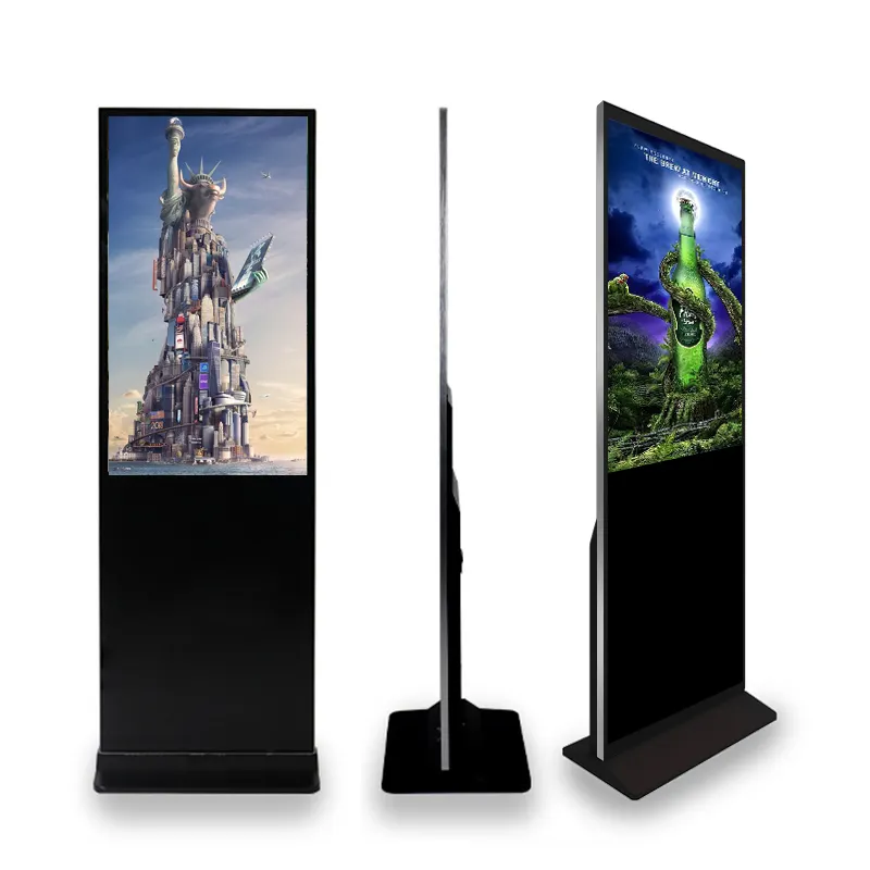 Display LCD da pavimento Stand Alone LCD Digital Signage Display Display LCD per la pubblicità