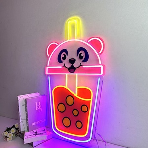 ป้ายไฟ LED ติดผนังสำหรับบริษัท1ชิ้นป้ายไฟนีออนสวยไม่เหมือนใครพิมพ์ UV ตามสั่ง - Product Image 2