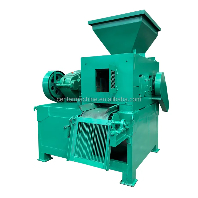 Hot 400 Four Roll Pressure Hydraulic Oval Shape Wood Sawdust Biomass Charcoal Powder Briquette Press / Briquetting Machine