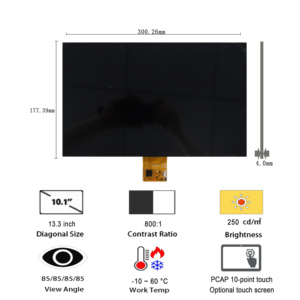 Özelleştirilebilir 13.3 inç HD parlama önleyici IPS LCD ekran modülü 1920x1080 çözünürlük EDP arayüzü 13.3 "1920x108 0 LCD Panel LCM - Product Image 5
