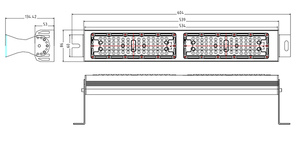 Youwin bán buôn tùy biến chất lượng tốt <span class=keywords><strong>lumen</strong></span> cao treo Mặt dây chuyền 100W IP65 Highbay ánh sáng tuyến tính dẫn ánh sáng bay cao - Product Image 5