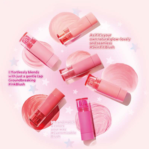 ODM yüksek Pigment Vegan zulüm içermeyen makyaj renk değiştiren yumuşak sıvı allık adil cilt tonları için 5g <span class=keywords><strong>Net</strong></span> <span class=keywords><strong>WT</strong></span> kimyasal bitkisel yüz
