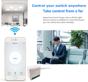 <strong>Zigbee</strong> Switch Mini <strong>Zigbee</strong> 3.0 Smart Switch Wireless Switch APP Remote <strong>Control</strong> Works No Neutral - Product Image 4