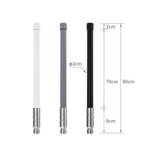 2024屋外高品質高ゲイン12dBi4GLTE GSM Lora 433MHz UHF全方向性フルバンドグラスファイバー基地局アンテナ