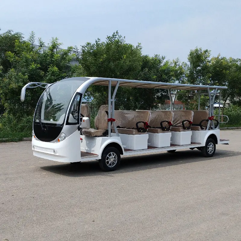 Оптовая Продажа с фабрики 4 колеса 14 мест электрический микроавтобус экскурсионный автобус