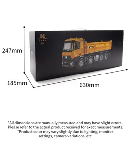 HUINA 1536 <strong>RC</strong> Truck <strong>1</strong>:14 Alloy Remote Control Heavy-Duty Dump Truck Model Boy <strong>Toy</strong> with Metal Material and Included Camera - Product Image 5