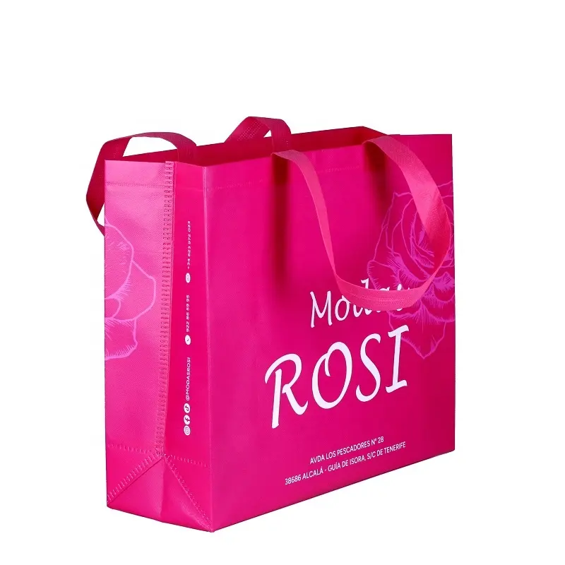 China factory cheap price ultrasonic non woven shoes clothing gift bags packaging with logo