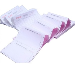 Hoja 1-5 capas de papel de computadora sin carbón continuo Formulario NCR Papel de factura de Oficina de Impresión