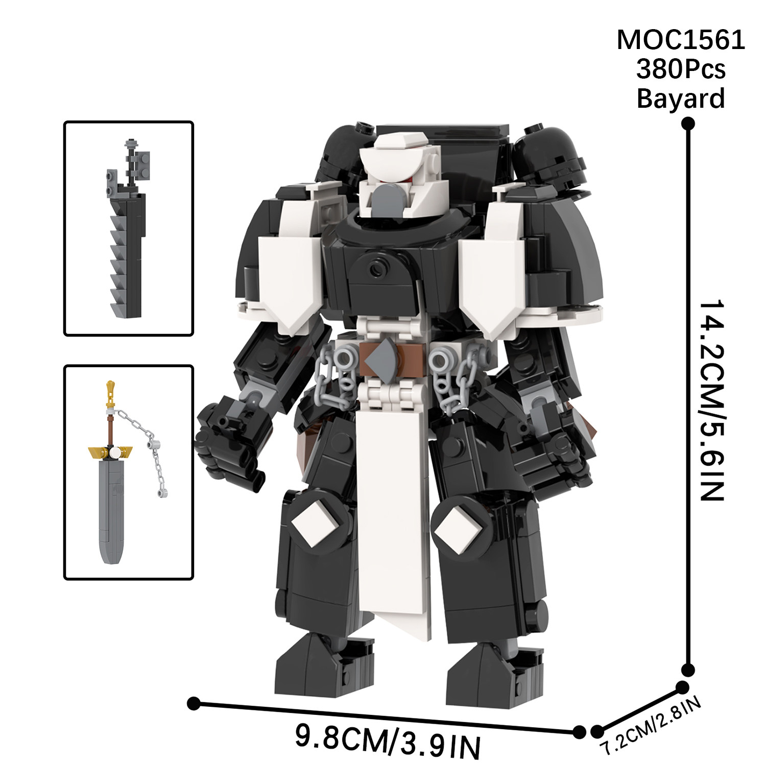Moc1561-marteau de guerre 40k bayard