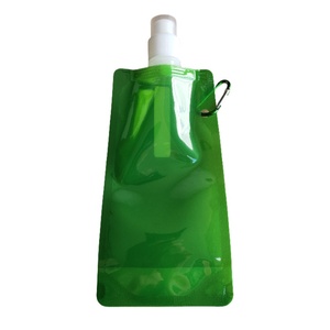 Khuyến mại giá rẻ nhất tái sử dụng có thể gập lại chai nước đóng mở du lịch chai nước có thể gập lại chai nước với logo - Product Image 3