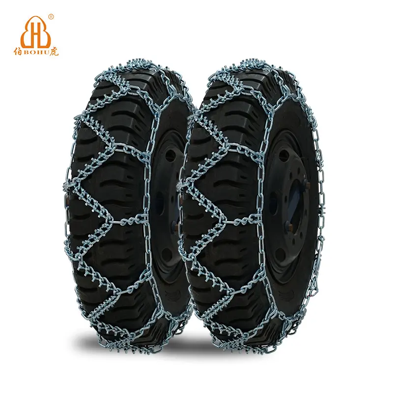 BOHU Wholesale High Quality Tire Protection Steel Chain Winter Anti-skid Nailed Vehicle Snow Car Tires Chains