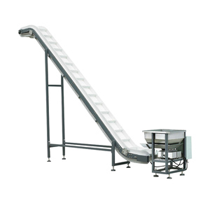 Máquina transportadora de cinta inclinada con deflector de falda personalizada para línea de envasado de procesamiento de alimentos y manipulación de materiales de grano - Product Image 6