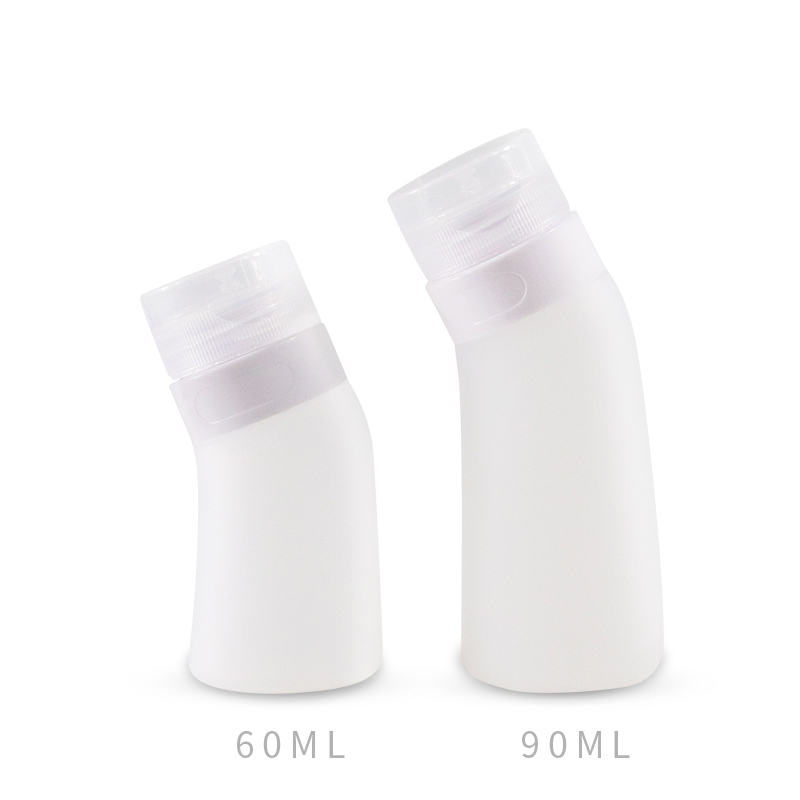 Bouteille rechargeable en silicone blanc