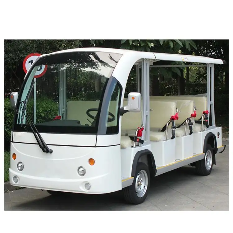 하이 퀄리티 타이어와 사용자 정의 11 여객 관광 버스 전기 관광 자동차