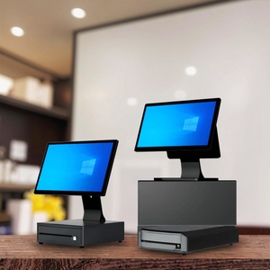 Android/window 10,1/115,6 дюймов + 11,6 дюймов POS-системы терминал все-в-одном, POS с NFC/принтер/QR-код сканирования --- ODM - Product Image 1