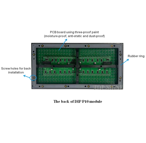 High Brightness P10 Outdoor Waterproof <strong>RGB</strong> DIP <strong>LED</strong> <strong>Display</strong> Panel 320mmx160mm <strong>LED</strong> <strong>Display</strong> <strong>Module</strong> 32x16 Pixel <strong>LED</strong> Unit Board - Product Image 3