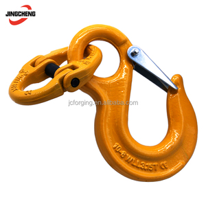 10mm 20mm 32mm G80 mắt Sling móc với chốt cho chuỗi cáp treo Châu Âu loại clevis tự khóa móc - Product Image 4