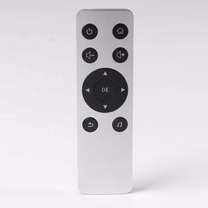 LK311アルミニウム赤外線リモコンテレビIR2.4Gリモコンテレビオーディオリモコン用シリコンボタン付き - Product Image 1