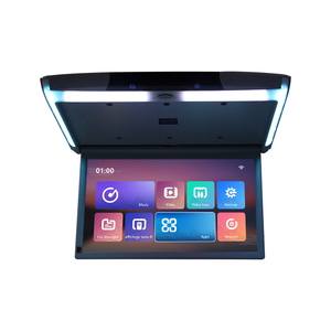 Schermo IPS digitale Android da 12.5 pollici ribaltabile per auto LCD Monitor montato sul tetto Display per montaggio a soffitto Video multimediale sopraelevato - Product Image 2
