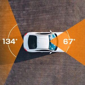 AKEEYO 1080p Front and Inside Video Recorder Dual Camera Car Screen Dash Cam Dual With <strong>Collision</strong> <strong>Detection</strong> - Product Image 6
