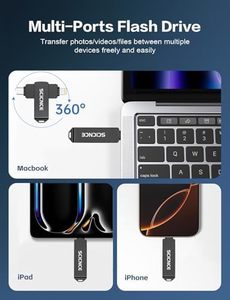 64GB USBフラッシュドライブDark Gray Memory Ph oto Stick for IP Androidコンピュータプラグプレイアプリケーションをカスタマイズ写真に必要 - Product Image 2