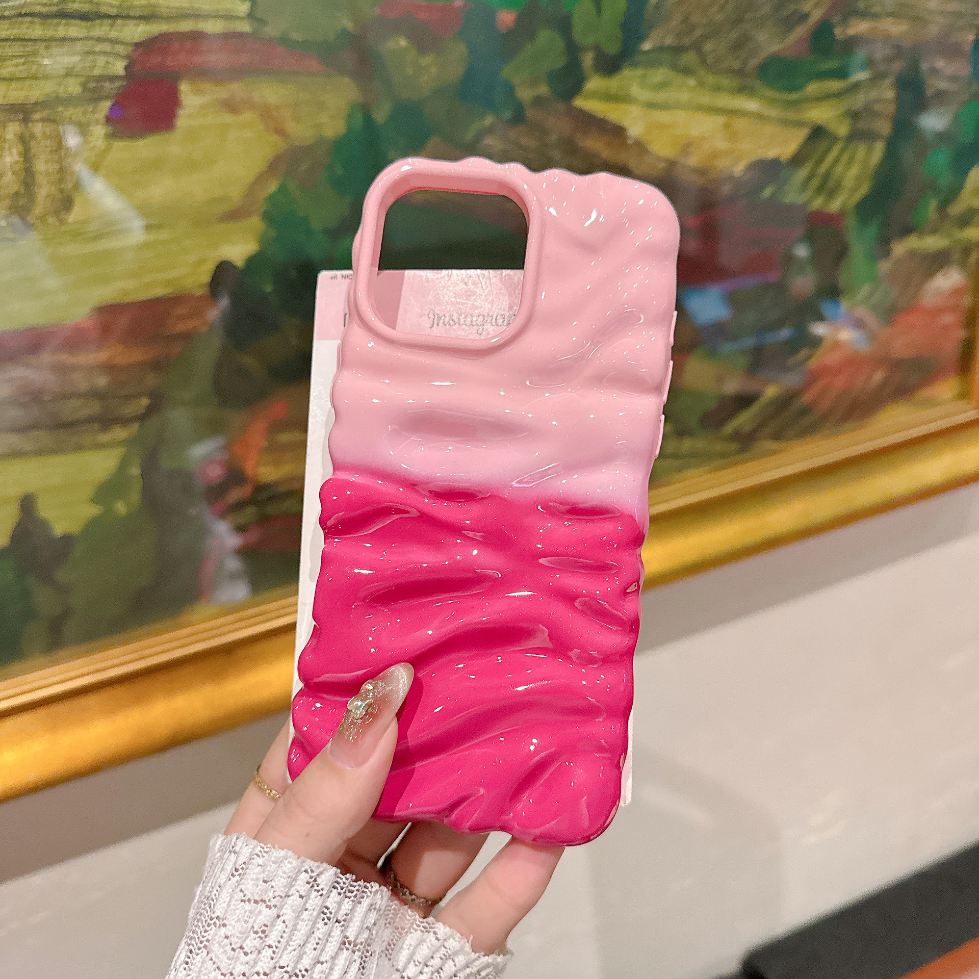 Creamy Gradient Pink Rose (without bracelet)